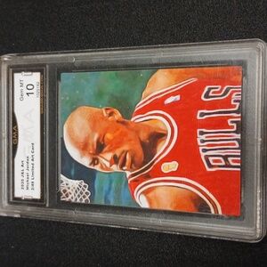 Hand painted limited issue Michael Jordan card